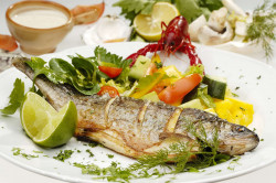 Déguster un pavé de saumon